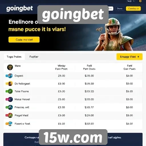 Comparativo de bônus e promoções do goingbet